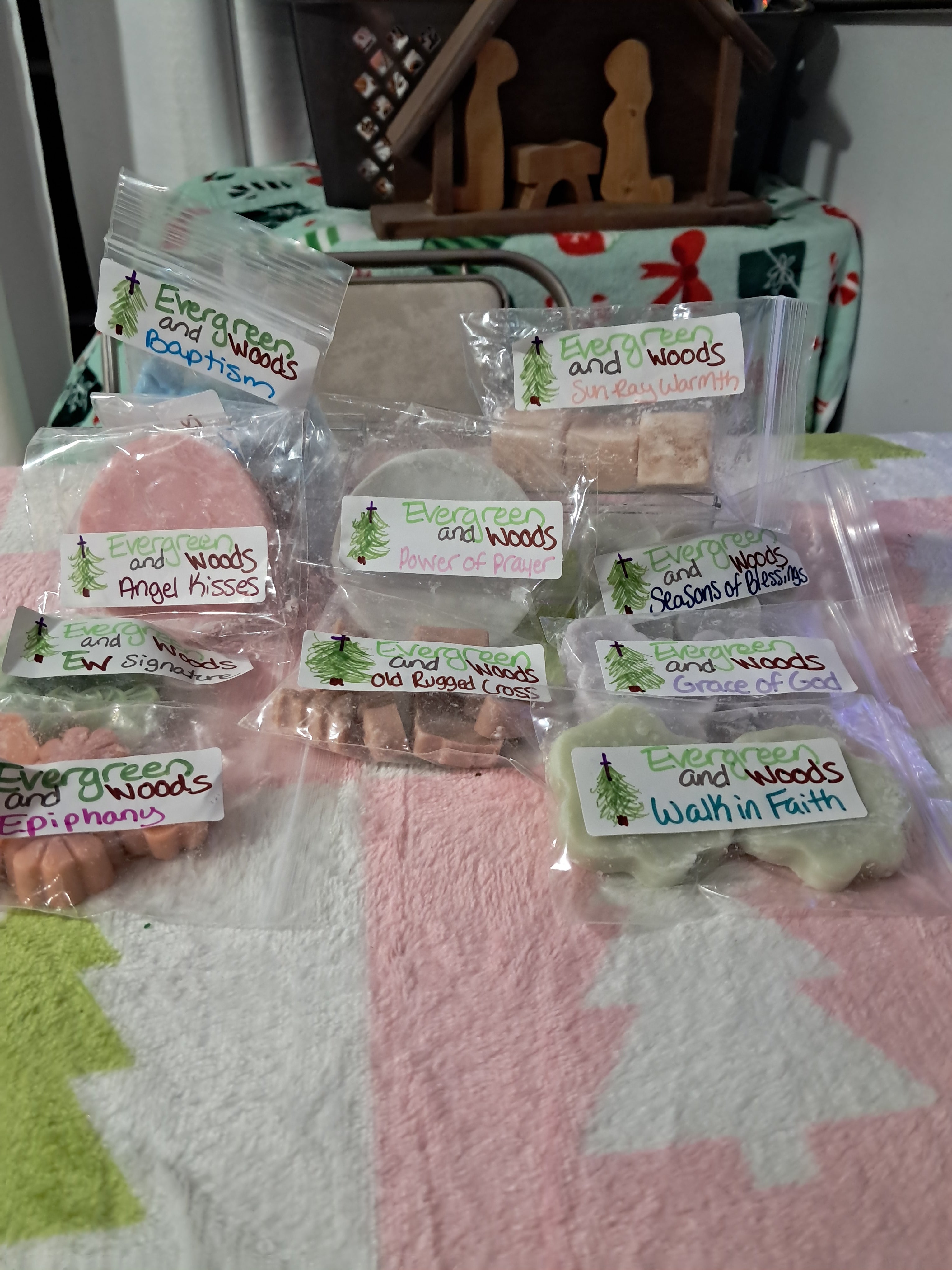 EW wax melts sampler 4-pack