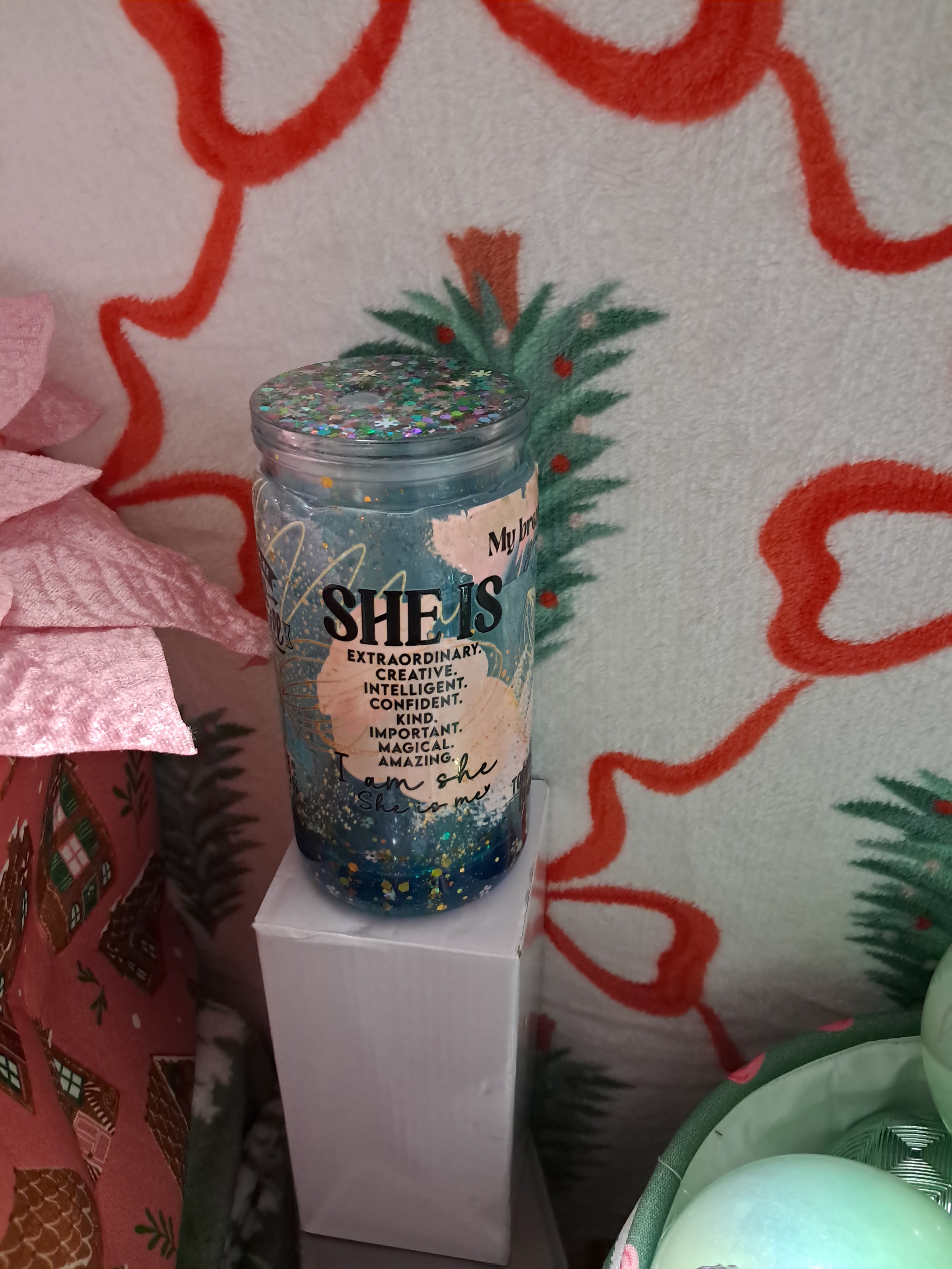 Snowglobe tumbler