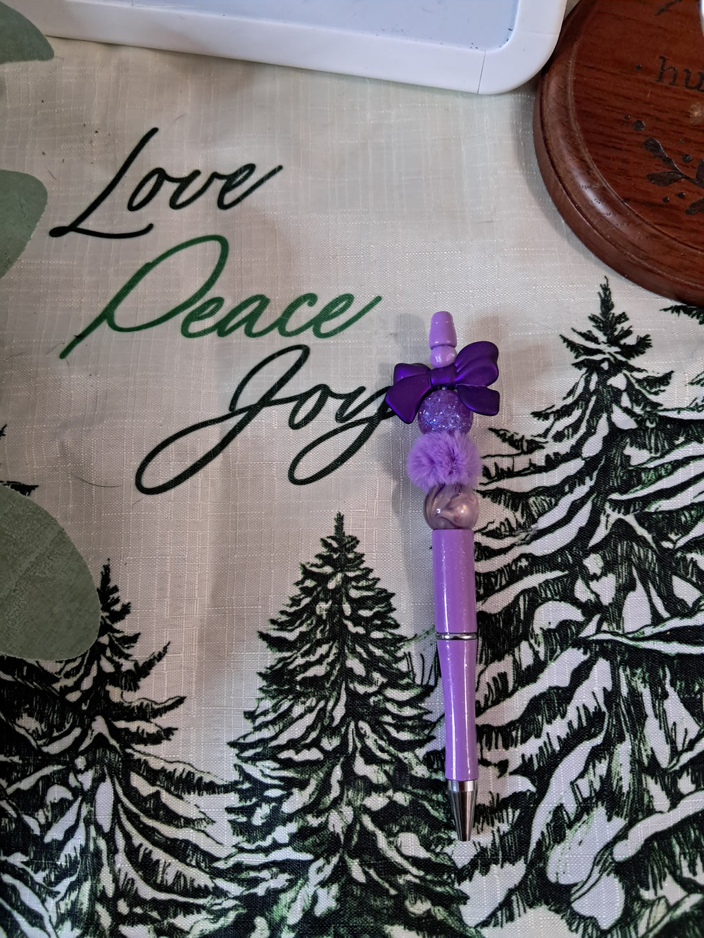 Fancy beaded pens
