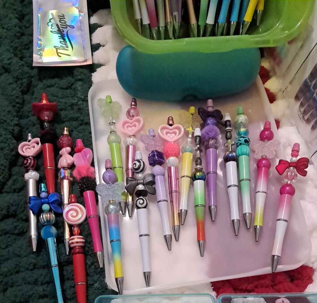 Beaded pens claim game